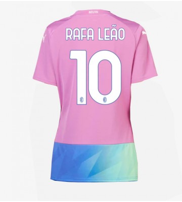 AC Milan Rafael Leao #10 Alternativní Dres pro Dámy 2023-24 Krátkým Rukávem